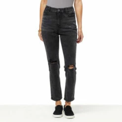 Best Sale 🥰 G By Giuliana Repreve® Denim Distressed Tapered-Leg Jean Light Acid Wash 🛒 -G by GIULIANA Sales Store unnamed file 1004