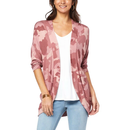 Best Pirce ๐ฏ G By Giuliana EcoLuxe Knit Cocoon Cardigan Black Camo ๐ฅฐ 5 Best Pirce ๐ฏ G By Giuliana EcoLuxe Knit Cocoon Cardigan Black Camo ๐ฅฐ - Image 3