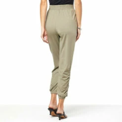 Buy ⌛ G By Giuliana LounGy CoolGirl Jersey Adjustable-Length Jogger Pant Dusty Olive 👍 -G by GIULIANA Sales Store unnamed file 1023