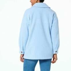 Flash Sale 👏 G By Giuliana Sherpa Fleece Comfort Shacket Chambray 🥰 -G by GIULIANA Sales Store unnamed file 103