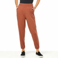 New 🎁 G By Giuliana Jet Set G Crinkled Knit Pull-On Jogger Navy 😉 -G by GIULIANA Sales Store unnamed file 1037