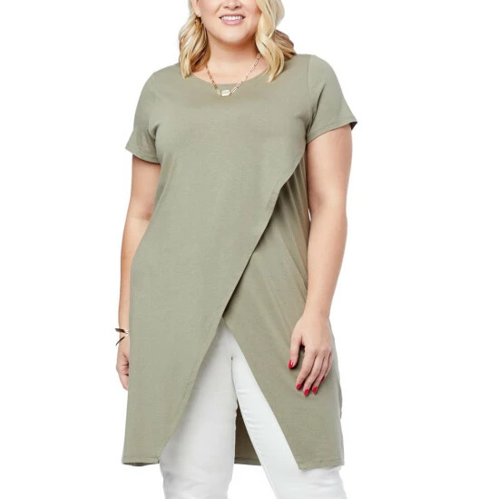 Wholesale ๐ G By Giuliana Black Label Cross-Front Drama Top Rose Cloud โญ 5 Wholesale ๐ G By Giuliana Black Label Cross-Front Drama Top Rose Cloud โญ - Image 3