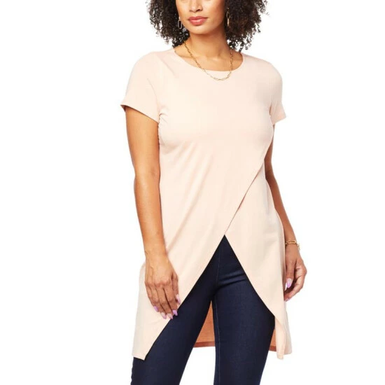 Wholesale ๐ G By Giuliana Black Label Cross-Front Drama Top Rose Cloud โญ 10 Wholesale ๐ G By Giuliana Black Label Cross-Front Drama Top Rose Cloud โญ - Image 8