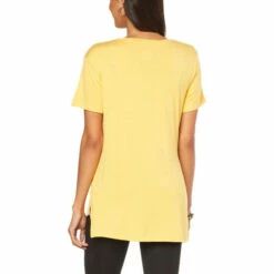 Budget 😀 G By Giuliana EcoLuxe Knit Hi-Low Hem Tee Dusty Olive 🧨 -G by GIULIANA Sales Store unnamed file 1086