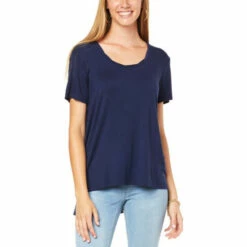 Budget 😀 G By Giuliana EcoLuxe Knit Hi-Low Hem Tee Dusty Olive 🧨 -G by GIULIANA Sales Store unnamed file 1090