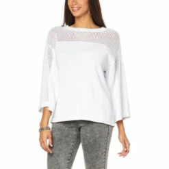 Top 10 😀 G By Giuliana Open Knit Crochet Sweater Pink Burst 🌟 -G by GIULIANA Sales Store unnamed file 1101