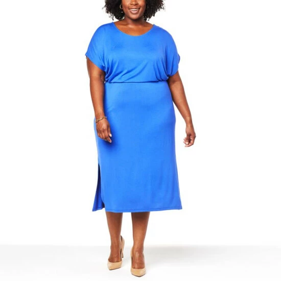 Brand new 🎁 G By Giuliana EcoLuxe Knit Drop Shoulder Midi 👗 Dress Black 🔔 6 Brand new 🎁 G By Giuliana EcoLuxe Knit Drop Shoulder Midi 👗 Dress Black 🔔 - Image 4