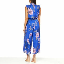 Best Pirce 🎁 G By Giuliana Mock Neck Knit Jumpsuit Black Floral ⭐ -G by GIULIANA Sales Store unnamed file 1127