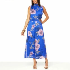 Best Pirce 🎁 G By Giuliana Mock Neck Knit Jumpsuit Black Floral ⭐ -G by GIULIANA Sales Store unnamed file 1129