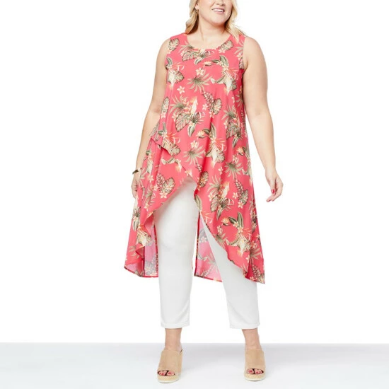 Cheap 👍 G By Giuliana Black Label Cross-Front Drama Blouse Blue Animal 🔔 4 Cheap 👍 G By Giuliana Black Label Cross-Front Drama Blouse Blue Animal 🔔 - Image 2