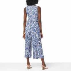 Flash Sale 💯 G By Giuliana Aria Pleated Mesh Knit Lined Jumpsuit Black 🧨 -G by GIULIANA Sales Store unnamed file 1159