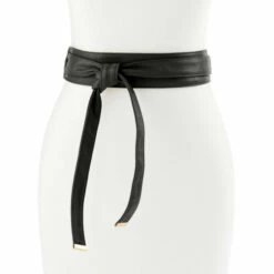 Outlet 🌟 G By Giuliana Faux Leather Baby Obi Belt Black 😍