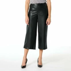 Buy ❤️ G By Giuliana Black Label Faux Leather Culotte Pant 👏 -G by GIULIANA Sales Store unnamed file 12