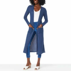 Best Pirce 👍 G By Giuliana Pointelle Knit Duster Cardigan Ivory 😉 -G by GIULIANA Sales Store unnamed file 1212