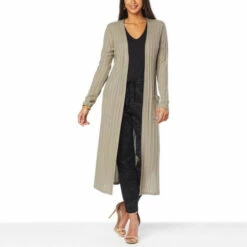 Best Pirce 👍 G By Giuliana Pointelle Knit Duster Cardigan Ivory 😉 -G by GIULIANA Sales Store unnamed file 1214