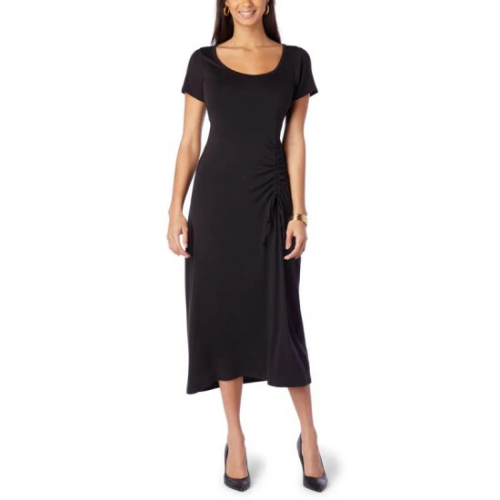 Cheapest 😀 G By Giuliana EcoLuxe Knit Cinch Detail Maxi 👗 Dress Black ❤️ 5 Cheapest 😀 G By Giuliana EcoLuxe Knit Cinch Detail Maxi 👗 Dress Black ❤️ - Image 3