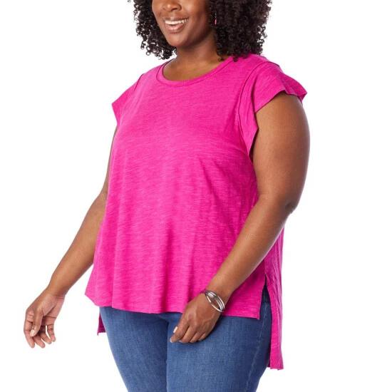 Brand new ๐ G By Giuliana Slub Jersey Knit Cap-Sleeve Tunic Seaglass ๐ฅฐ 4 Brand new ๐ G By Giuliana Slub Jersey Knit Cap-Sleeve Tunic Seaglass ๐ฅฐ - Image 2