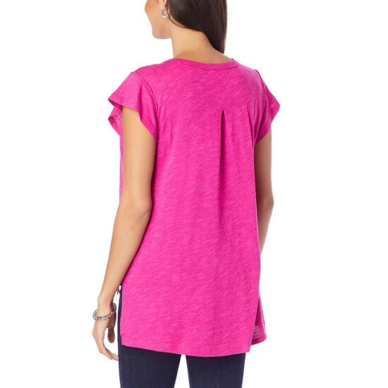 Brand new ๐ G By Giuliana Slub Jersey Knit Cap-Sleeve Tunic Seaglass ๐ฅฐ 5 Brand new ๐ G By Giuliana Slub Jersey Knit Cap-Sleeve Tunic Seaglass ๐ฅฐ - Image 3