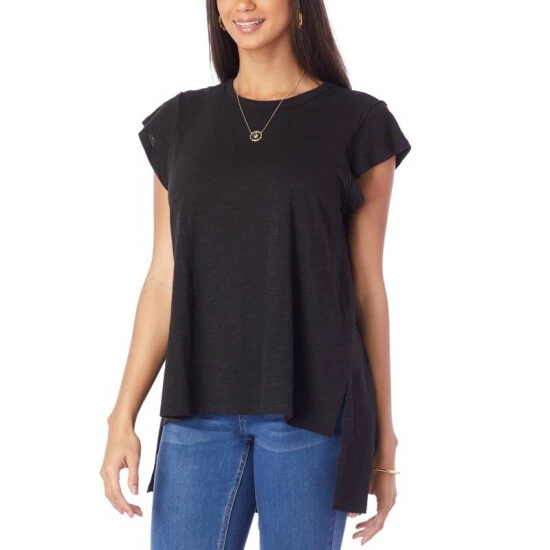 Brand new ๐ G By Giuliana Slub Jersey Knit Cap-Sleeve Tunic Seaglass ๐ฅฐ 6 Brand new ๐ G By Giuliana Slub Jersey Knit Cap-Sleeve Tunic Seaglass ๐ฅฐ - Image 4