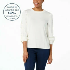 Brand new ๐ G By Giuliana Black Label SoSoft Lace Sweatshirt ๐ 19 Brand new ๐ G By Giuliana Black Label SoSoft Lace Sweatshirt ๐ -G by GIULIANA Sales Store unnamed file 125