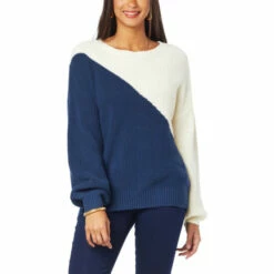New ⭐ G By Giuliana Crochet Knit Colorblock Sweater Marina Navy 😀 12 New ⭐ G By Giuliana Crochet Knit Colorblock Sweater Marina Navy 😀 -G by GIULIANA Sales Store unnamed file 1250