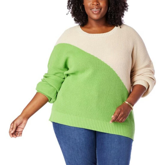 New ⭐ G By Giuliana Crochet Knit Colorblock Sweater Marina Navy 😀 8 New ⭐ G By Giuliana Crochet Knit Colorblock Sweater Marina Navy 😀 - Image 6