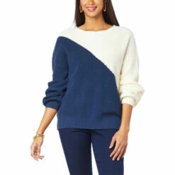 New ⭐ G By Giuliana Crochet Knit Colorblock Sweater Marina Navy 😀 16 New ⭐ G By Giuliana Crochet Knit Colorblock Sweater Marina Navy 😀 -G by GIULIANA Sales Store unnamed file 1254