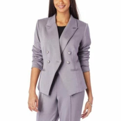 Budget 💯 G By Giuliana Sandwash Scuba Knit Blazer Dark Silver 🔔 19 Budget 💯 G By Giuliana Sandwash Scuba Knit Blazer Dark Silver 🔔 -G by GIULIANA Sales Store unnamed file 1295