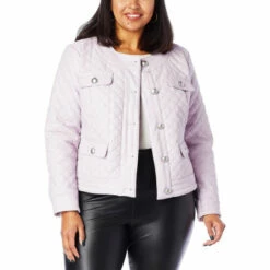 Discount ⭐ G By Giuliana Black Label Quilted Faux Leather Jacket Dusty Lavender ⌛ 12 Discount ⭐ G By Giuliana Black Label Quilted Faux Leather Jacket Dusty Lavender ⌛ -G by GIULIANA Sales Store unnamed file 1320