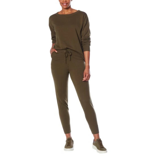 Best deal ⭐ G By Giuliana 2-piece Sweater Knit Set Olive Night 👍 11 Best deal ⭐ G By Giuliana 2-piece Sweater Knit Set Olive Night 👍 - Image 9