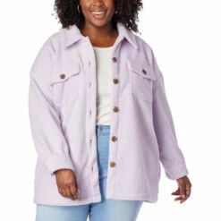 Best reviews of 🎉 G By Giuliana Sherpa Fleece Comfort Shacket Lavender Ice 🔔 -G by GIULIANA Sales Store unnamed file 1341