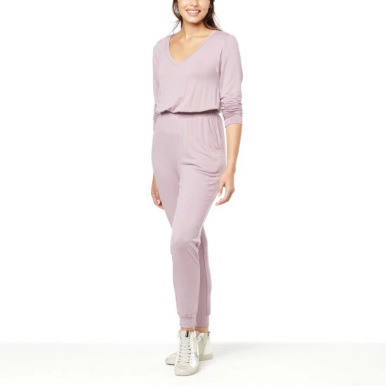 Cheapest ๐ G By Giuliana SoSoft Knit Long-Sleeve Jogger Jumpsuit Olive Night ๐ 3 Cheapest ๐ G By Giuliana SoSoft Knit Long-Sleeve Jogger Jumpsuit Olive Night ๐