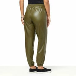 Buy 😍 G By Giuliana Black Label Faux Leather Pull-On Jogger ⌛ -G by GIULIANA Sales Store unnamed file 1397