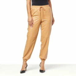 Buy 😍 G By Giuliana Black Label Faux Leather Pull-On Jogger ⌛ -G by GIULIANA Sales Store unnamed file 1403