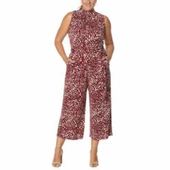 Budget 😉 G By Giuliana Mock Neck Knit Jumpsuit Dark Cherry Spots 🎉 12 Budget 😉 G By Giuliana Mock Neck Knit Jumpsuit Dark Cherry Spots 🎉 -G by GIULIANA Sales Store unnamed file 1408