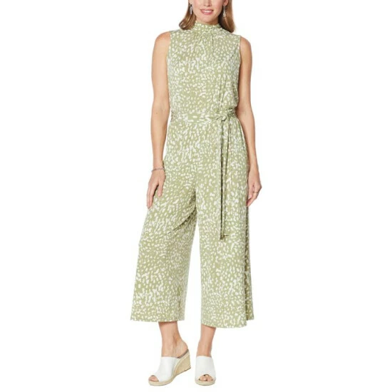 Budget 😉 G By Giuliana Mock Neck Knit Jumpsuit Dark Cherry Spots 🎉 8 Budget 😉 G By Giuliana Mock Neck Knit Jumpsuit Dark Cherry Spots 🎉 - Image 6