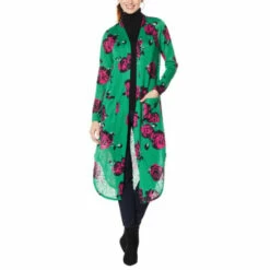 Budget 🔥 G By Giuliana Printed Slub Knit Duster Cardigan Green Floral 👍 20 Budget 🔥 G By Giuliana Printed Slub Knit Duster Cardigan Green Floral 👍 -G by GIULIANA Sales Store unnamed file 1418