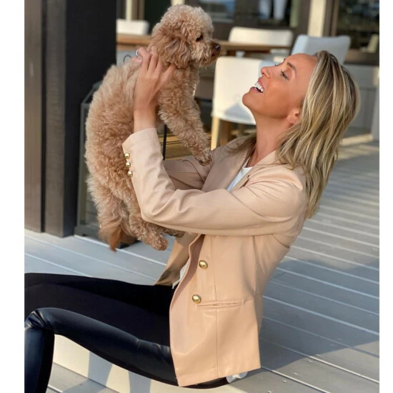 Hot Sale ๐ G By Giuliana Faux Leather Blazer Dark Olive โจ 8 Hot Sale ๐ G By Giuliana Faux Leather Blazer Dark Olive โจ - Image 6