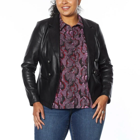 Hot Sale ๐ G By Giuliana Faux Leather Blazer Dark Olive โจ 9 Hot Sale ๐ G By Giuliana Faux Leather Blazer Dark Olive โจ - Image 7