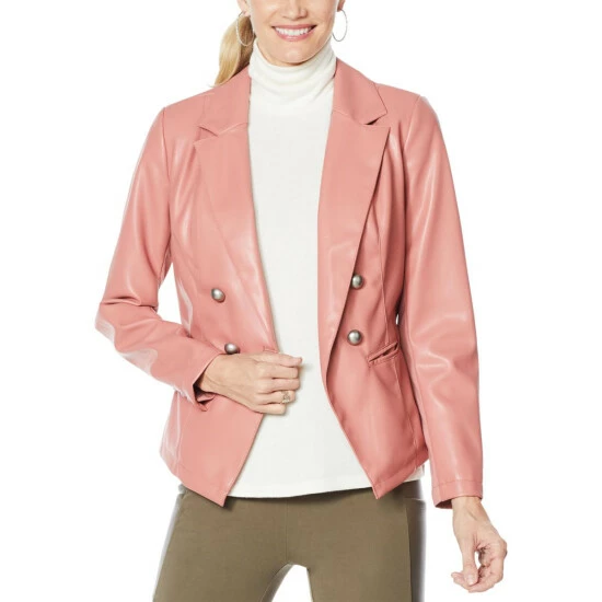 Hot Sale ๐ G By Giuliana Faux Leather Blazer Dark Olive โจ 17 Hot Sale ๐ G By Giuliana Faux Leather Blazer Dark Olive โจ - Image 15