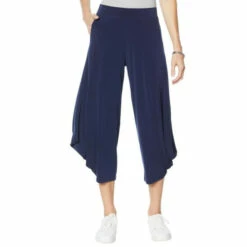 Best Sale 😀 G By Giuliana Knit Harem Pant Navy 🔔 -G by GIULIANA Sales Store unnamed file 1488