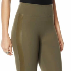 Deals 👏 G By Giuliana Jet Set G Legging With Side Stripe Dark Olive 🥰 -G by GIULIANA Sales Store unnamed file 1497