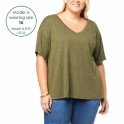 Promo 🛒 G By Giuliana Slub Knit Slouchy V-Neck Pocket Tee Ivory 🛒 17 Promo 🛒 G By Giuliana Slub Knit Slouchy V-Neck Pocket Tee Ivory 🛒 -G by GIULIANA Sales Store unnamed file 1543