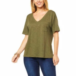 Promo 🛒 G By Giuliana Slub Knit Slouchy V-Neck Pocket Tee Ivory 🛒 22 Promo 🛒 G By Giuliana Slub Knit Slouchy V-Neck Pocket Tee Ivory 🛒 -G by GIULIANA Sales Store unnamed file 1548