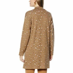 Hot Sale 🛒 G By Giuliana Jacquard Sweater Knit Duster Cardigan Gray Leopard 😍 -G by GIULIANA Sales Store unnamed file 1569