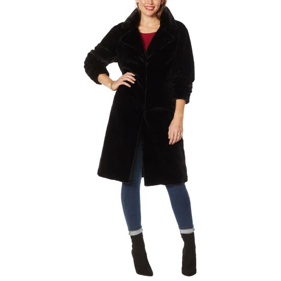 Buy 🤩 G By Giuliana Black Label Faux Fur 🧥 Coat Lavender Ice 🌟 6 Buy 🤩 G By Giuliana Black Label Faux Fur 🧥 Coat Lavender Ice 🌟 - Image 4