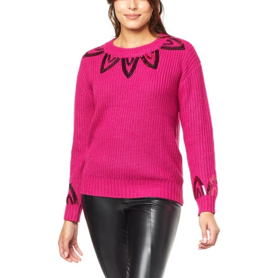 Cheapest 🥰 G By Giuliana Sequin Holiday Pullover Sweater Cream 👍 10 Cheapest 🥰 G By Giuliana Sequin Holiday Pullover Sweater Cream 👍 - Image 8