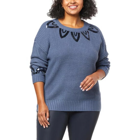 Cheapest 🥰 G By Giuliana Sequin Holiday Pullover Sweater Cream 👍 14 Cheapest 🥰 G By Giuliana Sequin Holiday Pullover Sweater Cream 👍 - Image 12