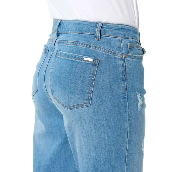 Budget 🔔 G By Giuliana Forever Stretch EcoChic Denim Barrel-Leg Jean Medium Wash 💯 4 Budget 🔔 G By Giuliana Forever Stretch EcoChic Denim Barrel-Leg Jean Medium Wash 💯 - Image 2