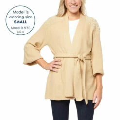 Coupon 👍 G By Giuliana Black Label Embellished Belted Cardigan 🔔 -G by GIULIANA Sales Store unnamed file 1653